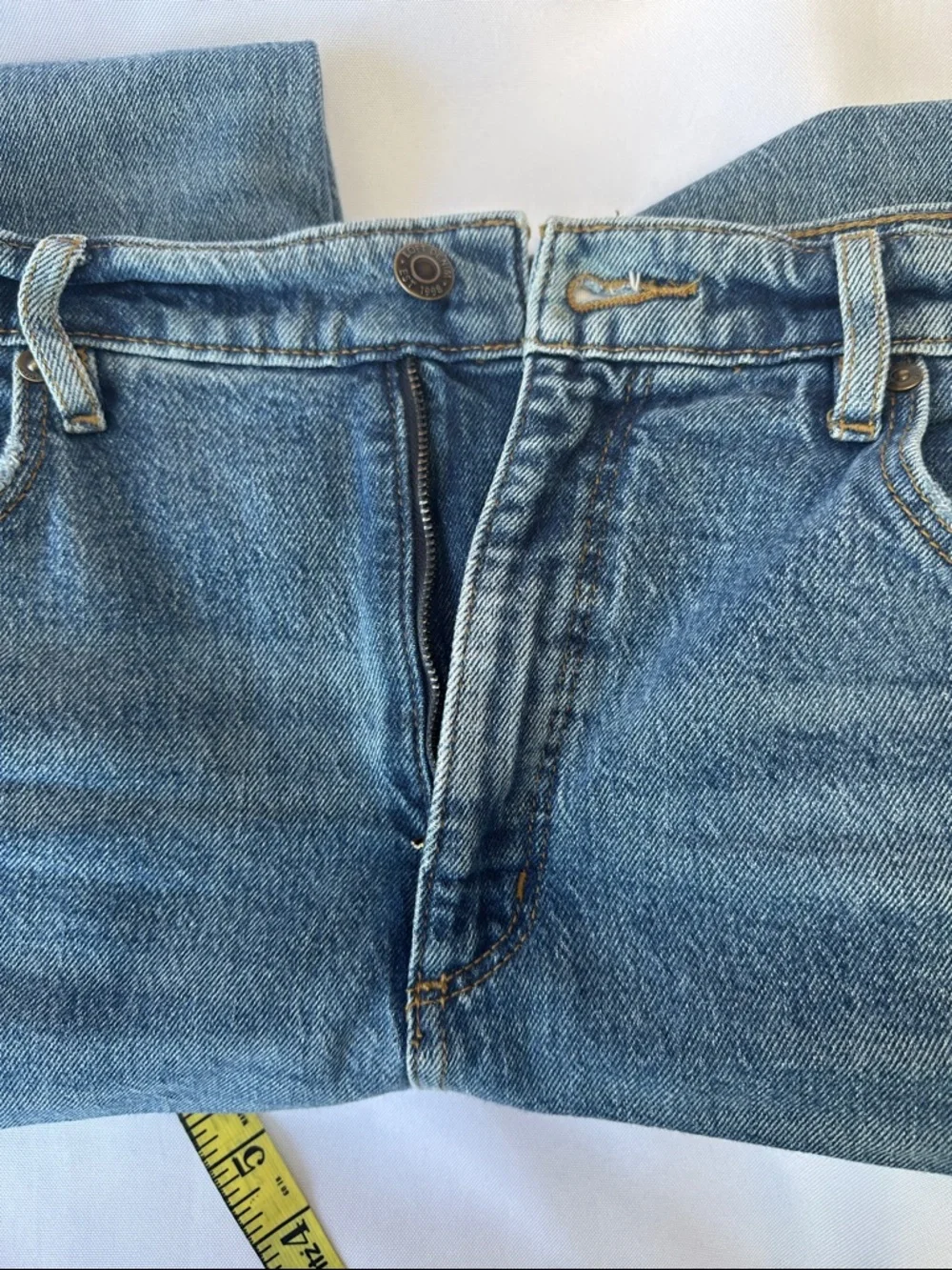Loft Classic 90s Straight Leg Blue Jeans Size 30